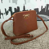 TAS BRANDED KATE SPADE MANDY RIBBON BROWN PREMIUM QUALITY