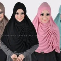 Hijab/Jilbab Instant Zahra Kerut