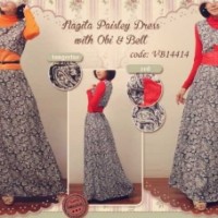 PVB14414 Gamis Nagita Denim