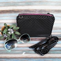 Jual Wallet Bag Polka Black Murah