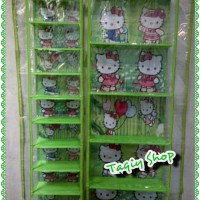 Paket Hboz Hsoz Triplek Hello Kitty (Rak tas dan Rak Sepatu)