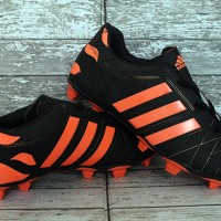 Sepatu Bola Adidas,Adidas Adipure 11Pro Hitam Strip Orange