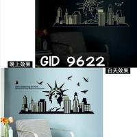 Jual Wallsticker Glow In The Dark Liberty Murah