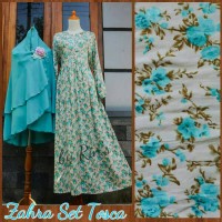SUPPLIER BAJU HIJAB : ZAHRA SYARI SET HQ
