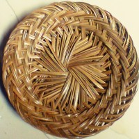Piring Lidi Besar / Ingke / Piring Rotan