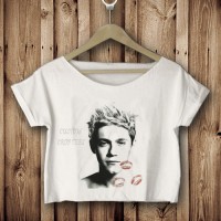 Jual Niall Horan Kiss One Direction 1D kaos crop tees tshirt pendek DTG Murah