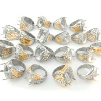 CINCIN#RING#IKAT#EMBAN TITANIUM SUPER UNTUK BATU AKIK/BATU MULIA MURAH