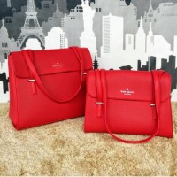 TAS BRANDED KATE SPADE CEDAR STREET LUCIANA (LARGE) RED PREMIUM