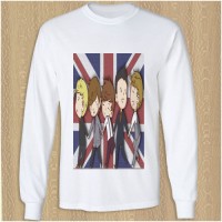 Jual Cartoon of 1D one direction kaos t shirt lengan panjang DTG A3 Murah