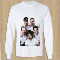 Jual 1D one direction foto badut kaos t shirt lengan panjang DTG A3 Murah