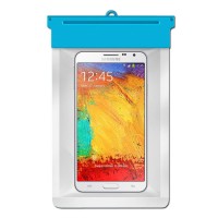 Zoe Waterproof Bag Case For Samsung Galaxy Note 3 N9000 16GB - Biru