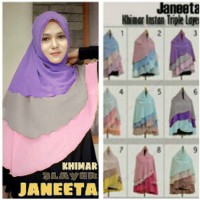 Hijab Khimar Janeeta (Versi Premium)