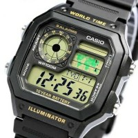 Jual Jam Tangan Pria Hitam Digital Sporty Original Casio Garansi 1th Murah
