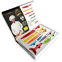 pisau Everrich 7 set warna solid