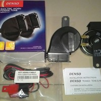 Jual klakson Denso New Model Waterproof. New & Genuine BONUS relay set, kabel dan petunjuk pemasangan Murah