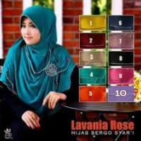 Hijab/Jilbab Syar'i Lavania Rose