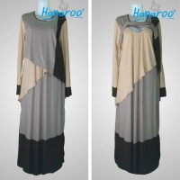 Gamis Hamil dan Menyusui Model 1408 Pakaian Muslim Hanaroo Baju Wanita