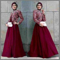 set Stefani Hijab Ungu