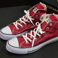 sepatu converse allstar high merah marun