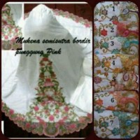 mukena bordir corneli bahan sutra dopp