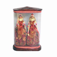 Jual Central Kerajinan Ornamen Wayang Golek Tabung Double - Merah Murah