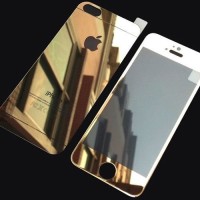 TEMPRED GLASS KBOX IPHONE 4S DAN 5S WARNA GOLD/ ANTI GORES KACA