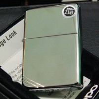Jual Zippo Vintage High Polish Chrome with Slash Murah