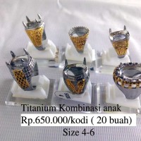 Grosir Ring / Emban Cincin Titanium Remaja / anak-anak