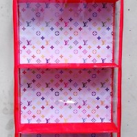 Rak Tas / Rak Boneka / Rak Tupperware Motif Branded Super Quality