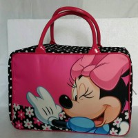Jual Tas travel/travel bag/tas koper mickey minnie mouse kanvas Murah