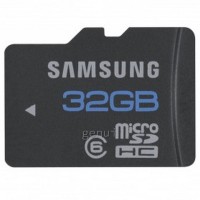 Samsung MicroSDHC Class 6 (24MB/s) 32GB - MB-MSBGB - Black
