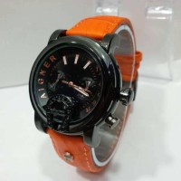 Jam Tangan Wanita Aigner Bari Polos Full Hitam