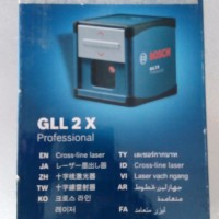 Bosch Cross Line Laser Garis GLL 2X / 2 X + Pod (tripod) Auto Level
