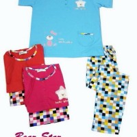 Baju Tidur Lengan Pendek Wanita bahan katun XL dan XXL
