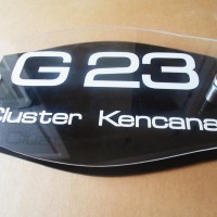 nomor /nomer rumah akrilik /acrylic black sweet glass