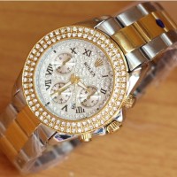 Jam Tangan Rolex Daytona SIlver Gold