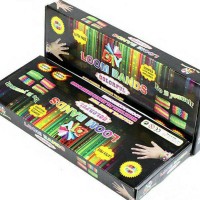 Jual rainbow loom band dus hitam murah Murah