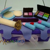 Jual Kotak Tissue Flanel Handmade - Makeup Murah