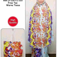 A00990 Mukenah Bali Zig Zag 6117 Tosca