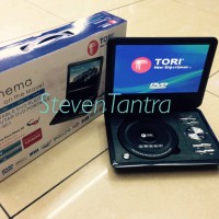 Jual DVD Portable 10inch Tori TPD-901 (USB/MMC/NTSC-PAL/TFT Color/TV Tuner) Murah