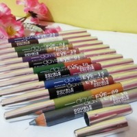 Jual EYELINER EYESHADOW PENSIL DAVIS DOUBLE COLOR COLOUR PENCIL Murah