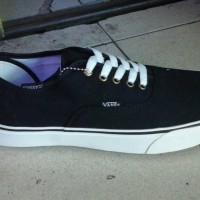 murah sepatu vans authentic hitam ready + box