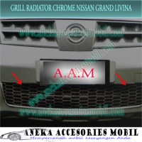 Grill Bumper Radiator Chrome Nissan Grand Livina