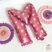 Jual Balon Foil Huruf Pink Biru Murah