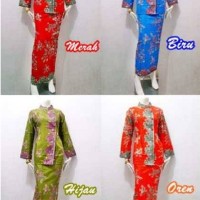 Baju Kerja Gamis Setelan Rok and Blus Batik Pramugari MELATI