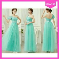 busana muslim maxi kebaya pink biru merah grey gaun gown dress wedding