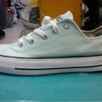 sepatu converse murah warna hijau muda + dus