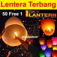 Jual Sky Lanterns / Lantern Lentera (Lampion terbang) untuk berbagai acara Murah