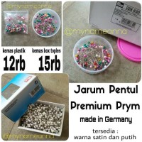Jarum Pentul Premium Merk Prym Kemas Plastik Warna Warni Rainbow Satin