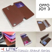 Ume Classic View Leather Case Oppo Joy 3